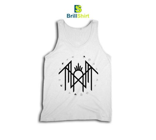 Sleeptoken Emblem White Tee Tank Top